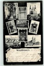 95652 W8595 Waldsassen 1908 - Dreifaltigkeitskirche Pfarrkirche Kloster Hochaltar