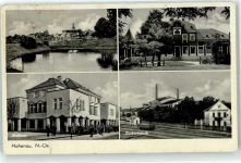 2273 Hohenau an der March 1934 - Rathaus Zuckerfabrik