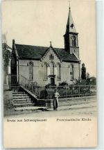 77978 W7631 Schweighausen , Schutter - protestantische Kirche