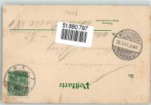 99706 O5400 Sondershausen , Thür Lithographie / Künstlerkarte 1901 Jagdschloss zum Possen