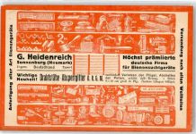 Sonnenburg Slonsk Werbe AK G. Heidenreich Bienenzuchtgeräte