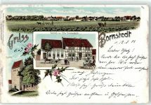 39343 O3241 Bornstedt b Haldensleben 1901 - Gasthaus von Otto Drevenstedt Kirche