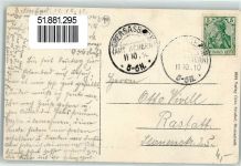 77880 W7591 Obersasbach 1910 - Marienheim Wasserheilanstalt Erlenbad