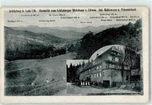 77960 W7633 Schönberg , Kr Lahr, Schwarzw - Blick vom Gasthaus Zum Löwen Heitzmann Himmelsbach Kreuz Sattel Harck Steigleskopf Schnurhaspel Löcherberg