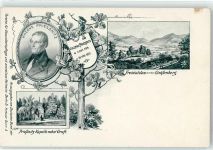 91322 W8554 Gräfenberg , Oberfr Lithographie Prießnitz-Kapelle Gruft Vinzens Priessnitz Freiwaldau