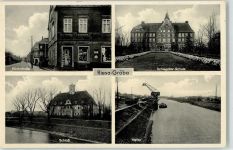 01587 O8401 Gröba - Kirchstraße Handlung Theodor Zimmer Schloss Hafen Schule