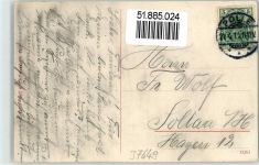 37649 W3451 Heinsen , Weser 1912 - Gasthaus C.H.Jakob