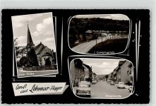 53797 W5204 Lohmar , Rheinl - Kath. Kirche Campingplatz Hauptstraße Auto