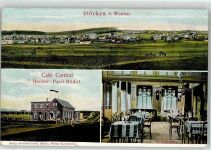 08412 O9620 Werdau , Sachs 1909 - Cafe Central Paul Rödel Stöcken