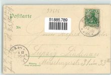 99636 O5235 Rastenberg Lithographie / Künstlerkarte 1902 Kirche Hotel Mühltal