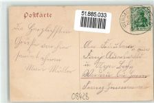 08412 O9620 Werdau , Sachs 1909 - Cafe Central Paul Rödel Stöcken