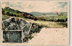 79539 W7850 Haagen , Baden 1899 Künstlerkarte Röttler Schloss Wiesenthal