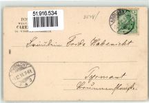 34454 W3548 Arolsen 1903 - Untere Bahnhofstrasse Kirche Handlung