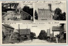 31185 W3201 Hoheneggelsen - Dorfstraße Kriegerdenkmal Schloss