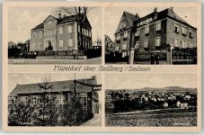 09366 O9151 Mitteldorf - Schule Gemeindeamt Turnhalle
