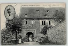 64747 W6127 Neustadt , Odenw 1908 - Eingang Burg Breuberg mit Breilecker