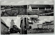 55578 W6551 Wallertheim - Kirche Kriegerdenkmal
