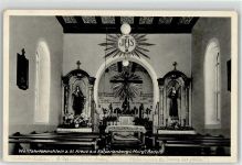 79730 W7886 Murg , Baden - Wallfahrtskirche Zum heiligen Kreuz Kalvarienberg Innenansicht