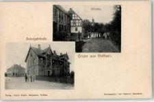 37691 W3474 Boffzen 1905 - Schule Kirche