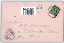 74821 W6950 Neckarelz Lithographie 1901 Pension Kling Schloss Neuburg
