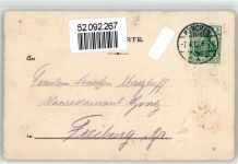77871 W7592 Renchen Prägedruck 1912 Osterhase Hauptstrasse Gasthaus