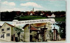 97491 W8729 Friesenhausen - Geschäft Kirche Tor zum Schloss