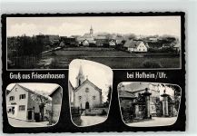97491 W8729 Friesenhausen - Geschäft Kirche Tor zum Schloss
