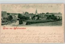 39365 O3225 Wefensleben 1901 Lithographie