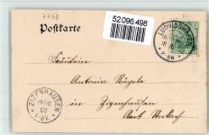 78333 W7768 Stockach , Baden 1902 Lithographie Kriegerdenkmal