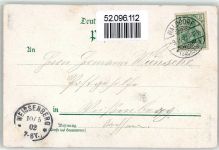02739 O8719 Walddorf , OL 1902 Lithographie Kottmarberg Gasthaus zum Kottmarwald