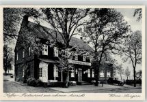 59368 W4712 Langern a d Lippe Foto AK Cafe Gasthaus zur schönen Aussicht Werne