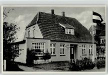 25826 W2252 Sankt Peter-Ording Foto AK Haus Meta Nordseebad