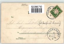 93437 W8492 Furth i Wald Lithographie Bahnhofstrasse Marktplatz Pfarrkirche
