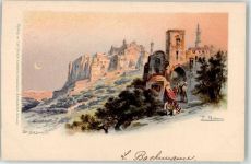 Bethlehem 1899 Künstlerkarte sign. Perlberg