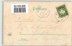 77781 W7616 Biberach , Baden 1901 - Postamt Kirche