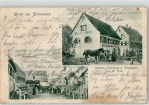 71573 W7151 Allmersbach im Tal 1906 - Gasthaus Hirsch W.Wolf Handlung