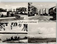 64546 W6082 Walldorf , Hess - Neutra Siedlung Aschaffenburger Strasse Badesee Flughafen