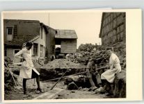 63303 W6072 Sprendlingen , Hess - Baustelle Ort handschriftlich