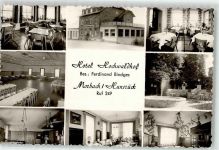 54497 W5552 Morbach , Hunsrück - Hotel Hochwaldhof Ferdinand Bindges