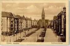 10115 W1000 Rixdorf 1914 - Schillerpromenade Litfaßsäule