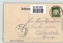 97437 W8728 Haßfurt 1908 - Kirche