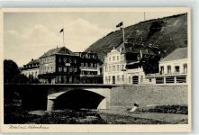 56859 W5584 Alf - Hotel Zur Post Karl Thelsen Zur Burg WK II Brücke