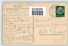 56859 W5584 Alf - Hotel Zur Post Karl Thelsen Zur Burg WK II Brücke
