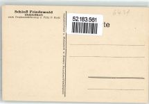36289 W6431 Friedewald , Hess Künstlerkarte Schloss Originalzeichnung Koch signiert