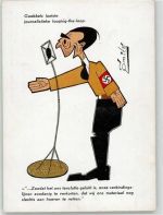 WK II Antipropaganda sign. Smits Hitler