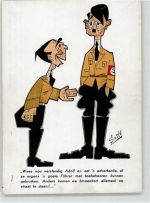 WK II Antipropaganda sign. Smits Hitler