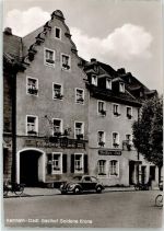 95478 W8584 Kemnath - Gasthaus Goldenen Krone VW Käfer Weißes Roß Max Josef Kormann Stadtplatz
