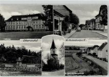 36208 W6444 Obersuhl - Schule Hauptstraße Handlung Zonengrenze Kirche Kriegerdenkmal