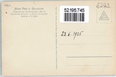 83486 W8243 Hintersee b Berchtesgaden - Hotel Post Gemsbock J.R.Weiß