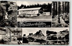 92696 W8481 Flossenbürg - Naabquelle Silberhütte Silberbach Weiher Ruine Gasthaus